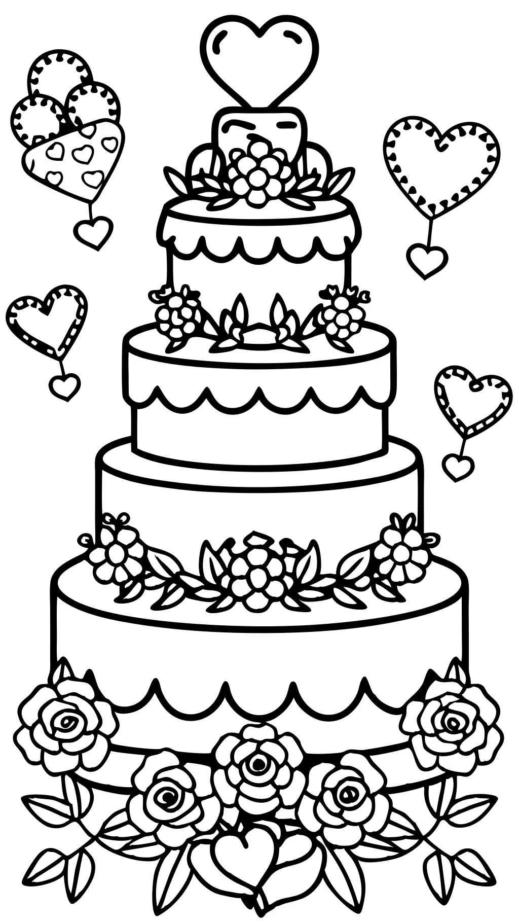 coloring pages for wedding